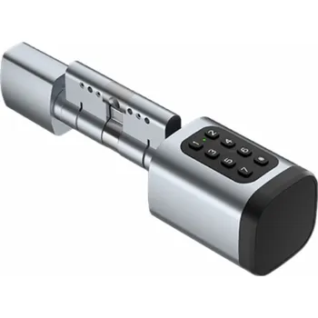 Vložka do dveří Digitální zámková vložka Avatto SDL-V1-S80 80 mm stříbrná