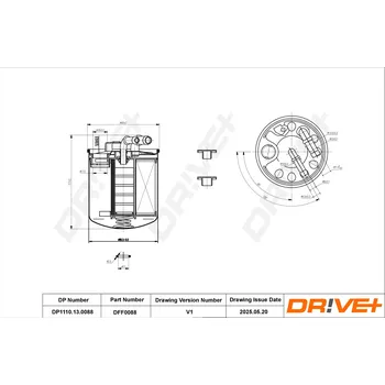 Palivový filtr Palivový filtr Dr!ve+ DP1110.13.0088