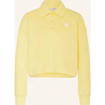 Dámská mikina Lacoste Dámská Oversized Mikina, žlutá, 40