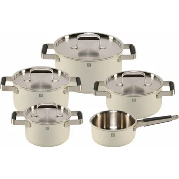 Nádobí Zwilling Pure Cookware Set 5-pieces 18/10 elfenbeinfarben