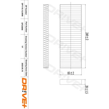 Kabinový filtr Filtr vzduchu v interiéru Dr!ve+ DP1110.12.0098