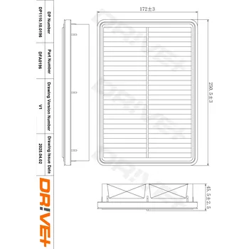 Vzduchový filtr Vzduchový filtr Dr!ve+ DP1110.10.0196