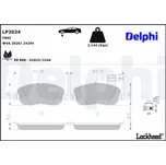 Sada brzdových destiček, vždy 4 kusy v sadě DELPHI LP2024