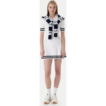 Dámská móda Tommy Jeans Úpletové šaty DW0DW22106 Écru Slim Fit XXS