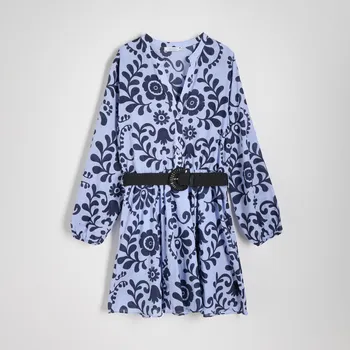 Dámské šaty Reserved - Vzorované minišaty - vícebarevná - 942BW-MLC - 942BW-MLC-XS-2