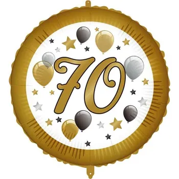 Procos Balónek fóliový s balónky "70" 46 cm