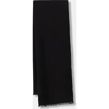 Šála s příměsí vlny BOSS 50517765 černá 99A, vel. ONE SIZE