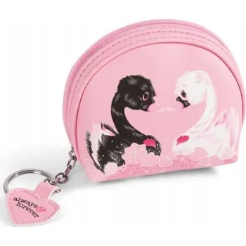 NICI penál Love Labuť s kroužkem na klíče, Display GREEN