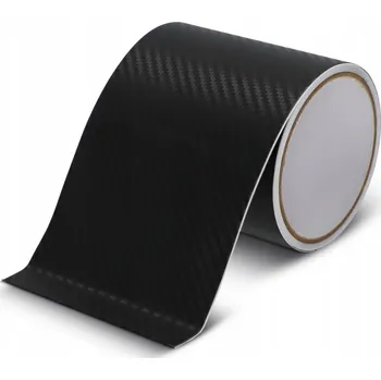 Lepicí páska Fólie Ochranná páska na prahy Sloupky Černá Carbon Samolepicí 5 m 10 cm