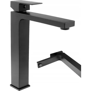 Vodovodní baterie Stojánková umyvadlová baterie Granitan CUBE černá