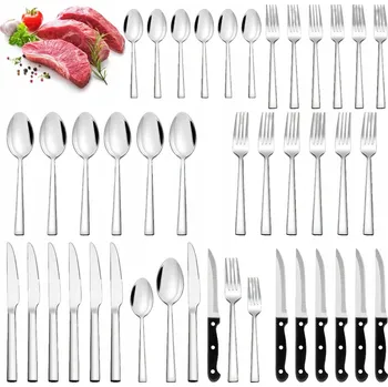 Příbor PŘÍBORY SADA OCELOVÝCH PŘÍBORŮ 36 KS JÍDELNÍ SERVIS PRO 6 OSOB