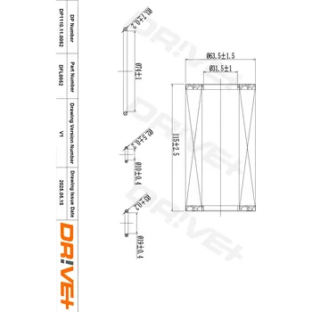 Olejový filtr Olejový filtr Dr!ve+ DP1110.11.0052