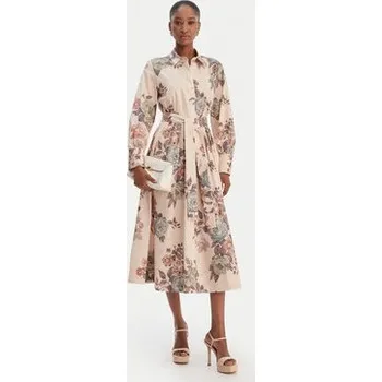 Dámské šaty Marella Košilové šaty Formica 2613221161 Béžová Regular Fit 48