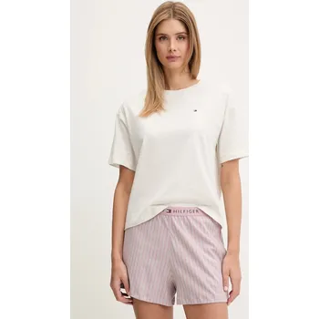 Dámské pyžamo Pyžamo Tommy Hilfiger UW0UW05760 béžová 01X, vel. L