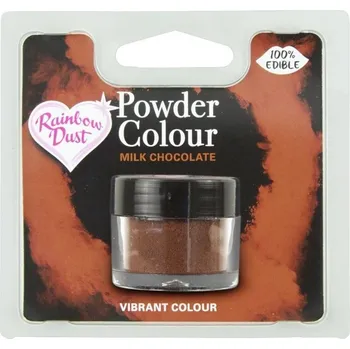 Potravinářské barvivo Rainbow Dust Jedlá Prachová Barva Milk Chocolate - Mléčná Čokoláda 2g