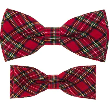 Motýlek Avantgard Sada bavlněných motýlků Otec a syn, 775-51076, Červená