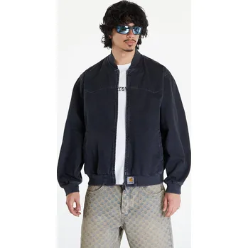 Dámské oblečení Bunda Carhartt WIP OG Santa Fe Bomber UNISEX Black Stone Dyed XS