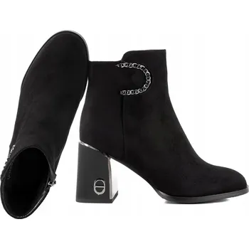 Dámská zimní obuv FILIPPO DBT4847/23 Zimní dámské kotníkové boty KOTNÍKOVÉ BOTY, černé, velikost 38