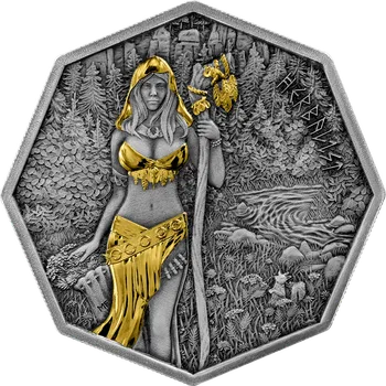 Stříbrná mince 1 oz WitchrCraft Herbalist Ritual 2025