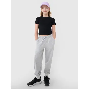 4F DÍVČÍ TEPLÁKY JOGGERY 152 TTROF1189 SS25