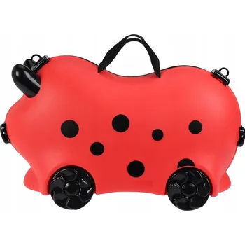 Dětský cestovní kufřík na kolečkách BuggyBag (52×21×32 cm), beruška