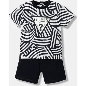 Dětská bavlněná souprava Guess 2-pack I6RG08.K8HM4.PPY2 námořnická modř 59X, vel. 88-96