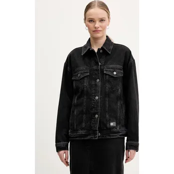 Dámská casual bunda Džínová bunda Tommy Jeans DW0DW22602 černá 99J, vel. XS