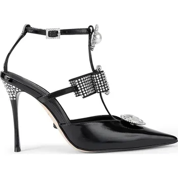 Dámské lodičky Kožené lodičky Kurt Geiger London Bow Point Gladiator Court 5382300309 černá 99X, EUR 41