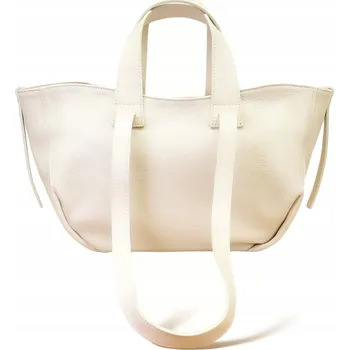 Kabelka MORANTI kabelka z pravé kůže, transparentní