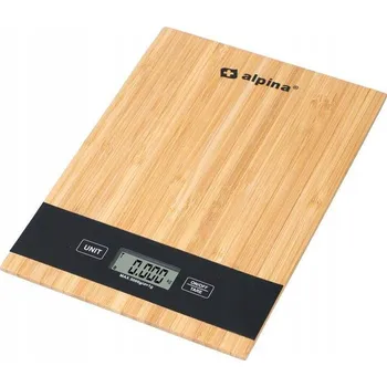 Kuchyňská váha Hnědá kuchyňská Odměrka Alpina