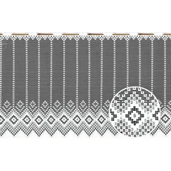 Obraz VITRÁŽOVÁ ZÁCLONA ŽAKÁROVÁ 3943 / 40cm Bílá