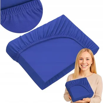 Prostěradlo Prostěradlo s gumou 120x200 cm jersey 100% Bavlna česká kvalita granátová