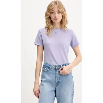 Pánská móda Tričko HUGO 50512002 fialová 45X, vel. S