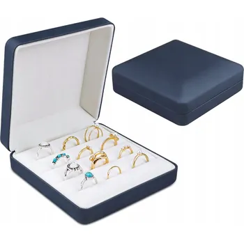 Šperkovnice HAOTIAN-X Organizér Krabička na šperky Prsteny PU kůže