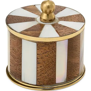 Dóza na potraviny Nádoba s víkem Doing Goods Bailey Circus Box Wood 1.20.21.033.010.2 vícebarevná MLC