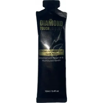 Vlasová regenerace DIAMOND TOUCH Kašmírová maska pro péči po keratinu cestovní balení 12ml