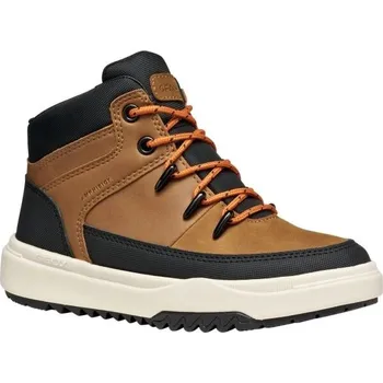 Dívčí sněhule Chlapecká zimní obuv Geox J BUNSHEE B ABX 32 Hnědá, Černá, Bílá