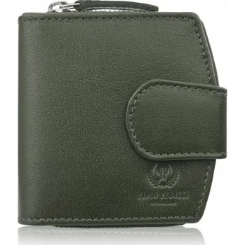 Peněženka Paolo Peruzzi peněženka z pravé kůže zelená - dámská
