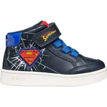 Chlapecká volnočasová obuv Geox B ECLYPER 23 Tmavě modrá, Modrá, Červená, Bílá