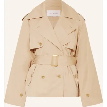 Dámský kabát Mrs & Hugs Trenchcoat, béžová