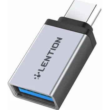 Datové redukce Adaptér USB-C na USB 3.0 Lention (stříbrný)