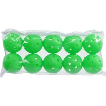 Florbalový míček FREEZ PRIME II 10 PCS UNI Zelená