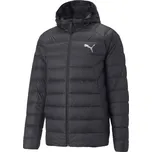 Pánská bunda Puma PACKLITE HOODED DOWN JACKET M Černá, Bílá