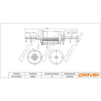 Palivový filtr Palivový filtr Dr!ve+ DP1110.13.0021