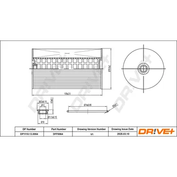 Palivový filtr Palivový filtr Dr!ve+ DP1110.13.0064