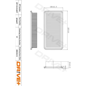 Vzduchový filtr Vzduchový filtr Dr!ve+ DP1110.10.0477