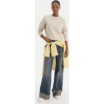 Dámská móda Tommy Jeans Jeansy Claire DW0DW22629 Tmavomodrá Wide Leg 27_32
