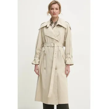 Dámský kabát Džínový trenčkot Answear.LAB 3492.flk béžová 01X, vel. M