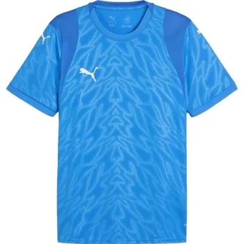 Pánská móda Pánské fotbalové triko Puma TEAMCUP JERSEY M Modrá, Bílá