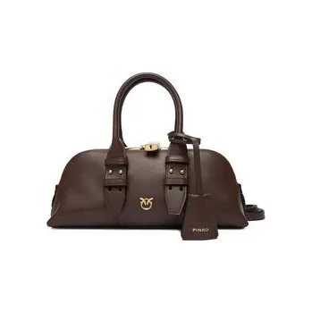 Kabelka PINKO Bowling Bag Baguette AI 25-26 PLTT 105334 A0QO Hnědá OS